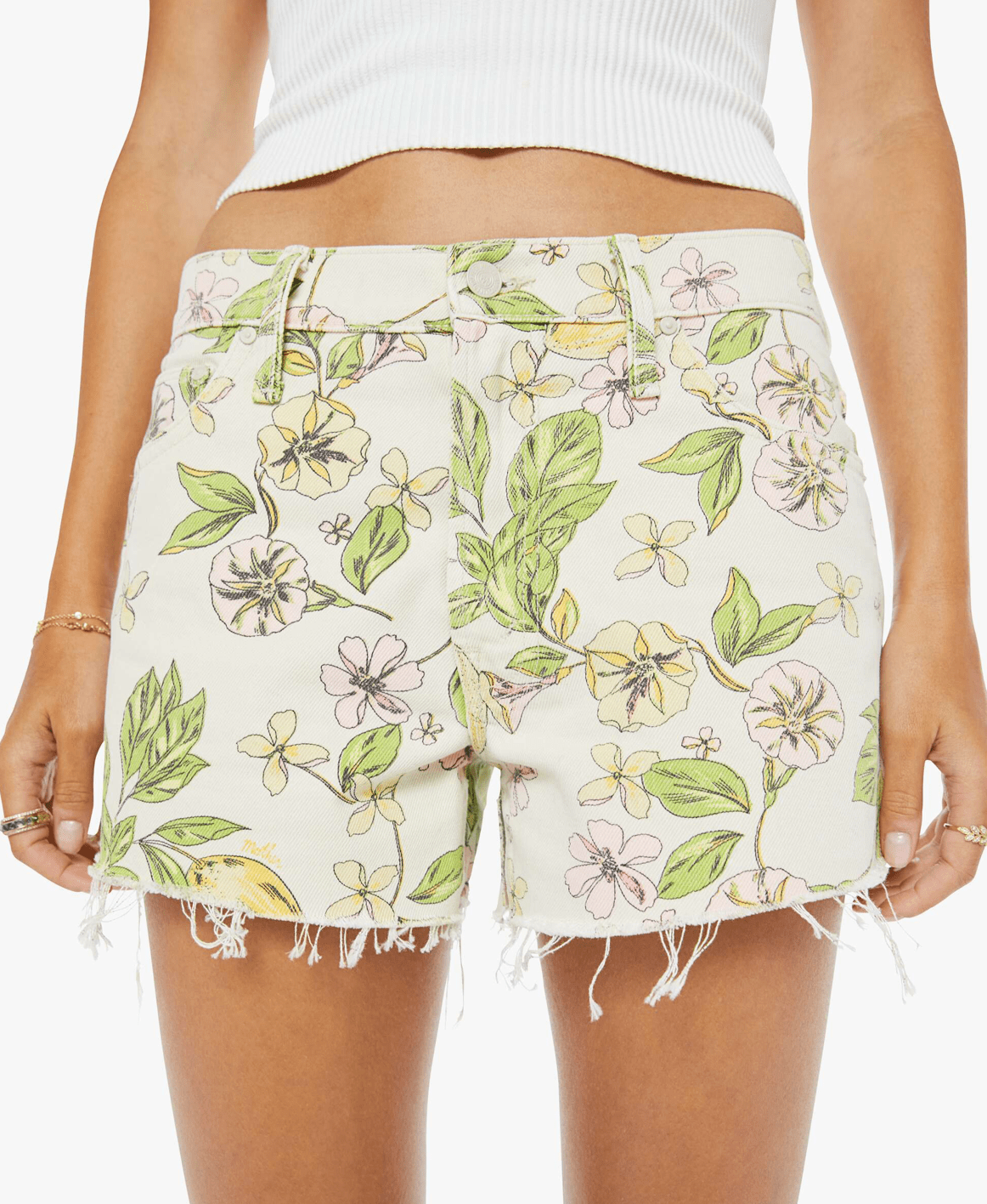 The Dodger Short Fray in Lemonade Stand - Amor Lafayette