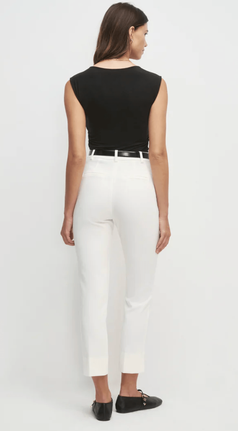 The Favorite Ivory Cigarette Pant - Amor Lafayette