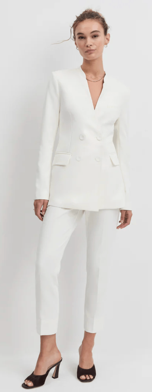 The Favorite Ivory Cigarette Pant - Amor Lafayette