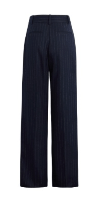 The Favorite Pant Petite Navy Pinstripe - Amor Lafayette