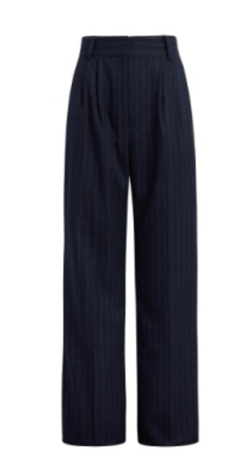 The Favorite Pant Petite Navy Pinstripe - Amor Lafayette
