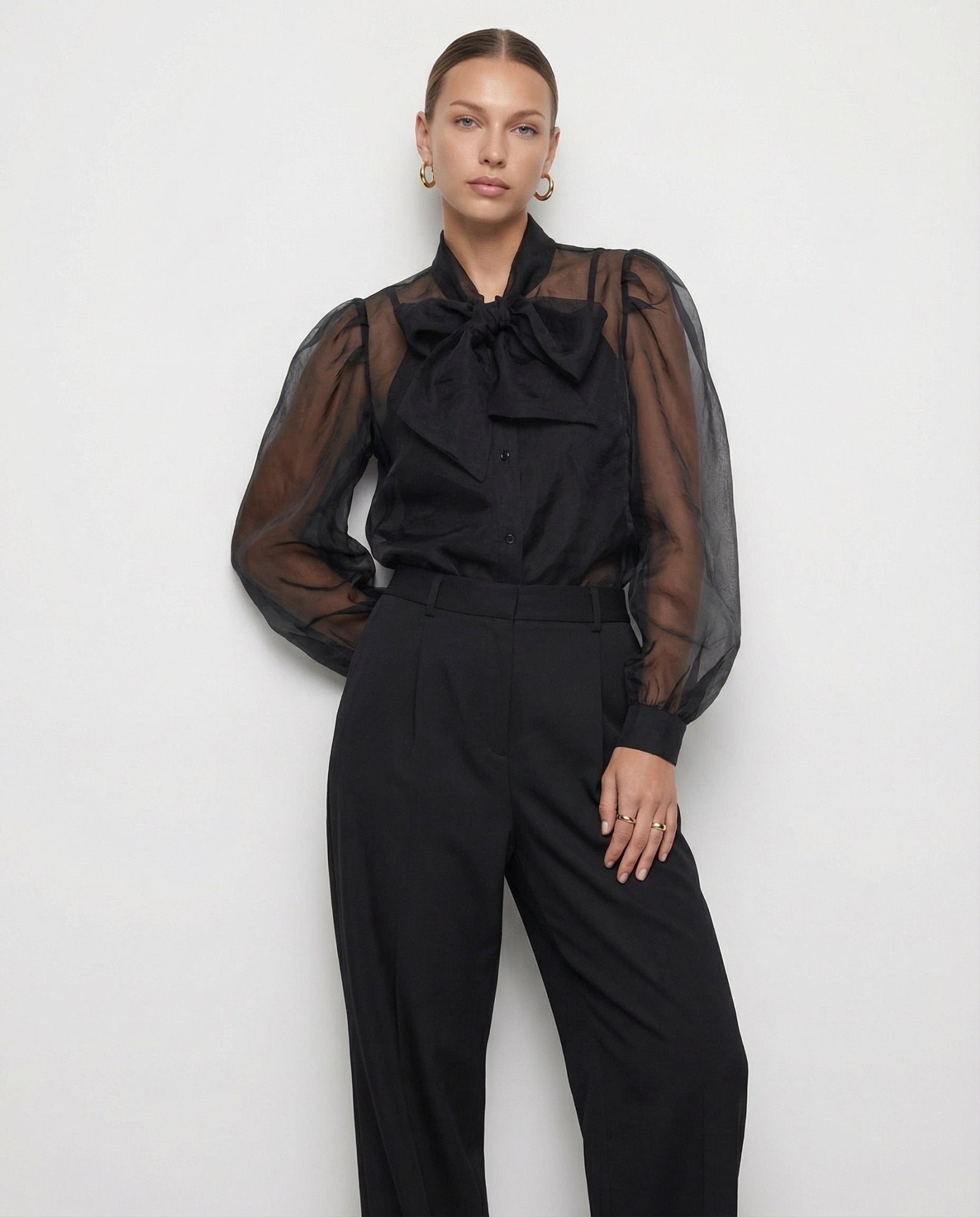 The French Bow Shirt - Amor Lafayette
