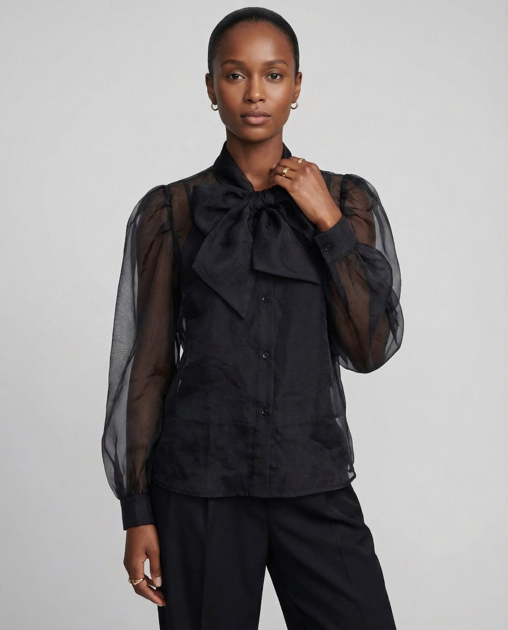 The French Bow Shirt - Amor Lafayette