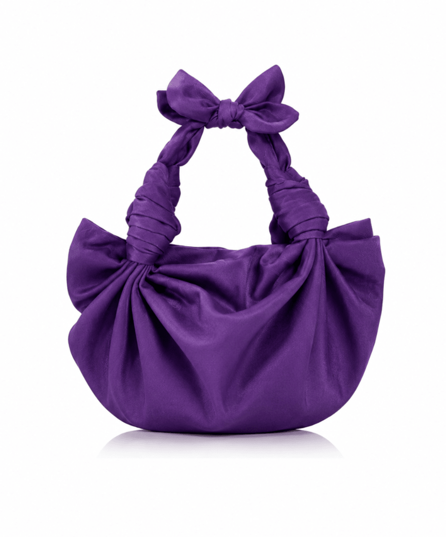 The Knot Bag in Purple - Amor Lafayette