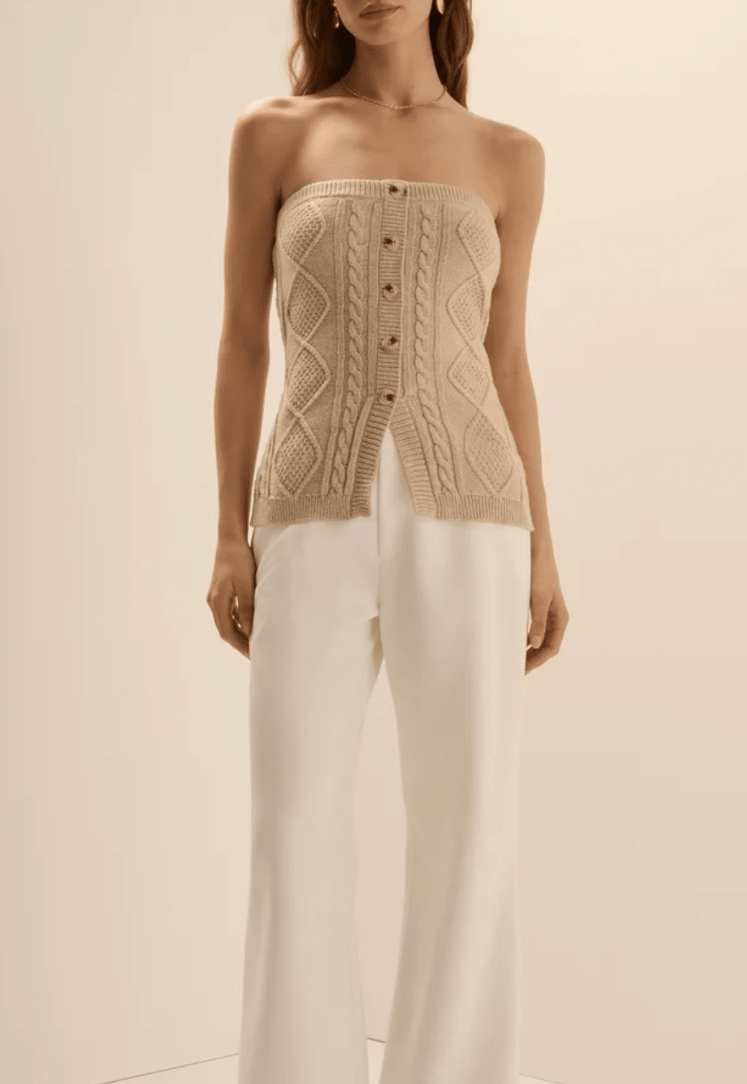 The Layla Bustier in Cream - Amor Lafayette