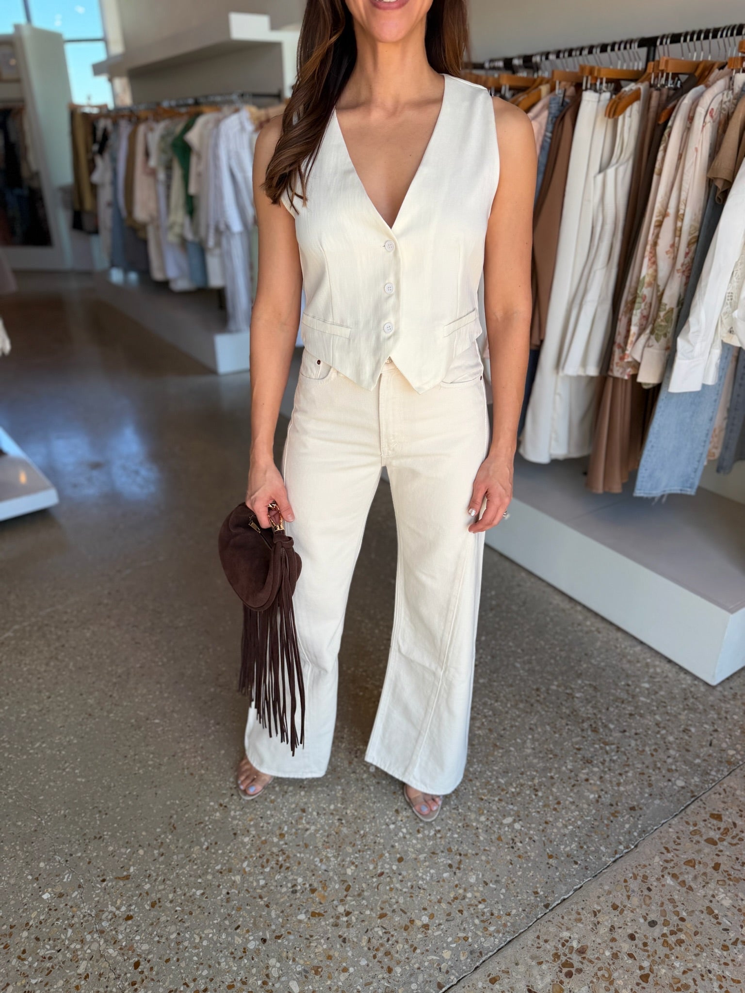 The Lemon Twist Sneak in Natural - Amor Lafayette