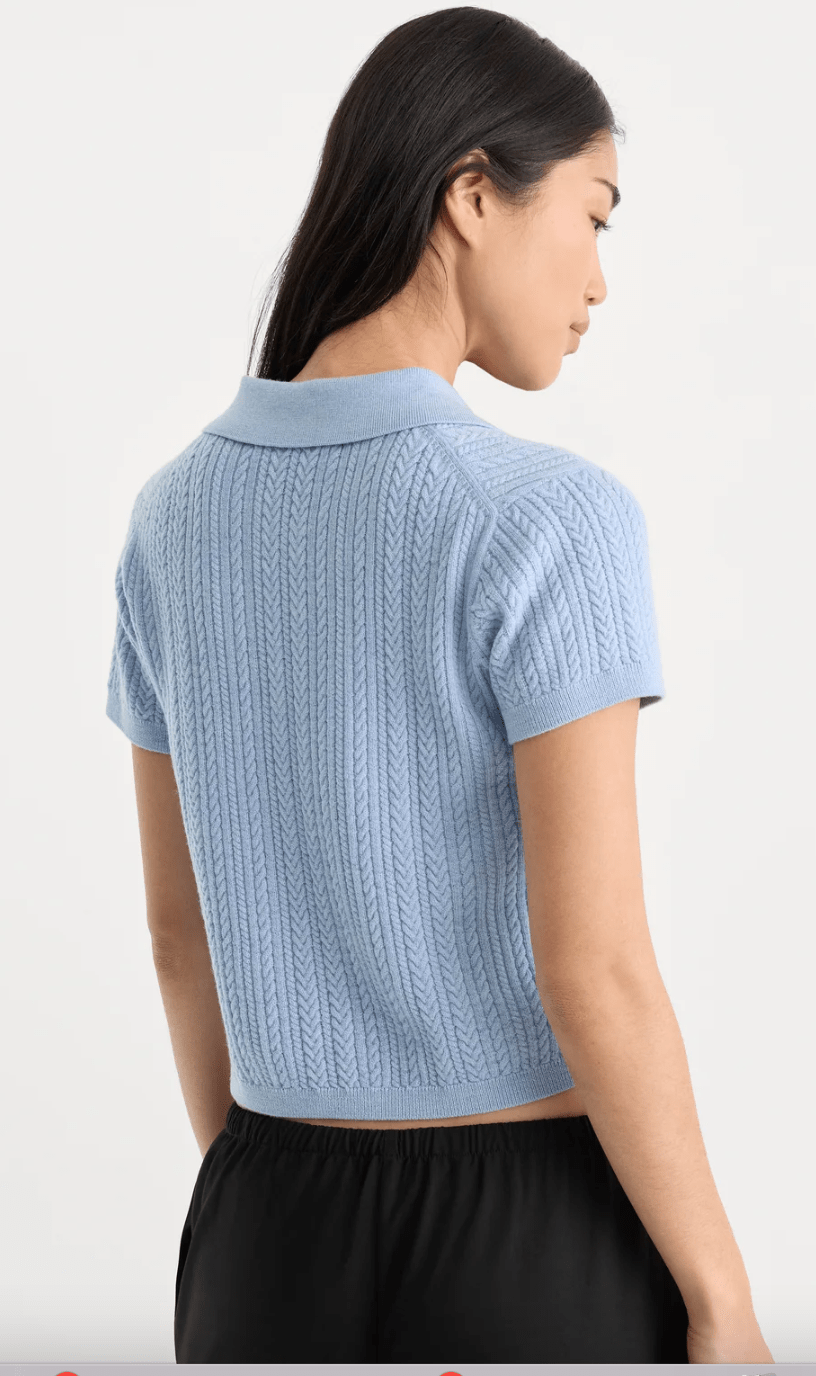 The Micro Cable Polo in Sky - Amor Lafayette