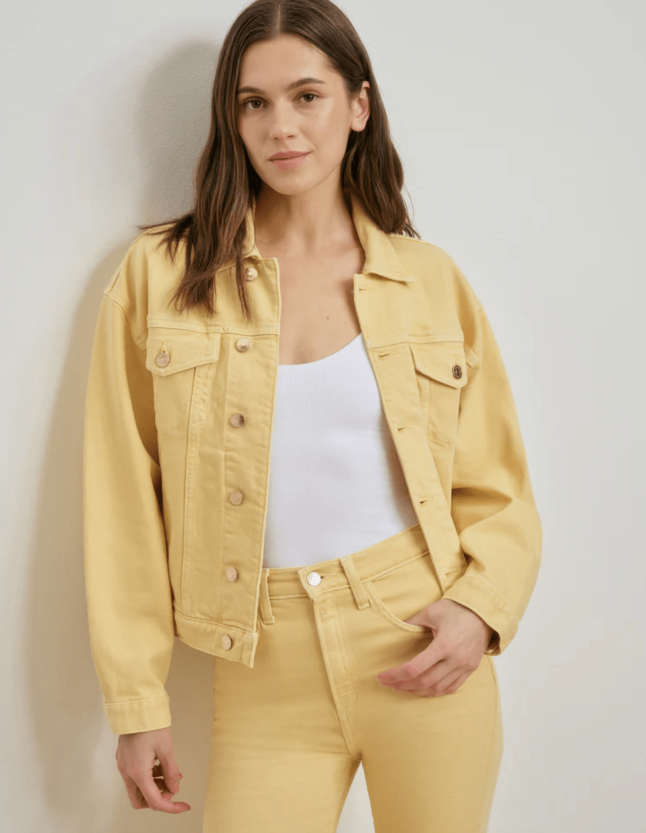The Otto Boyfriend Jacket in Golden - Amor Lafayette