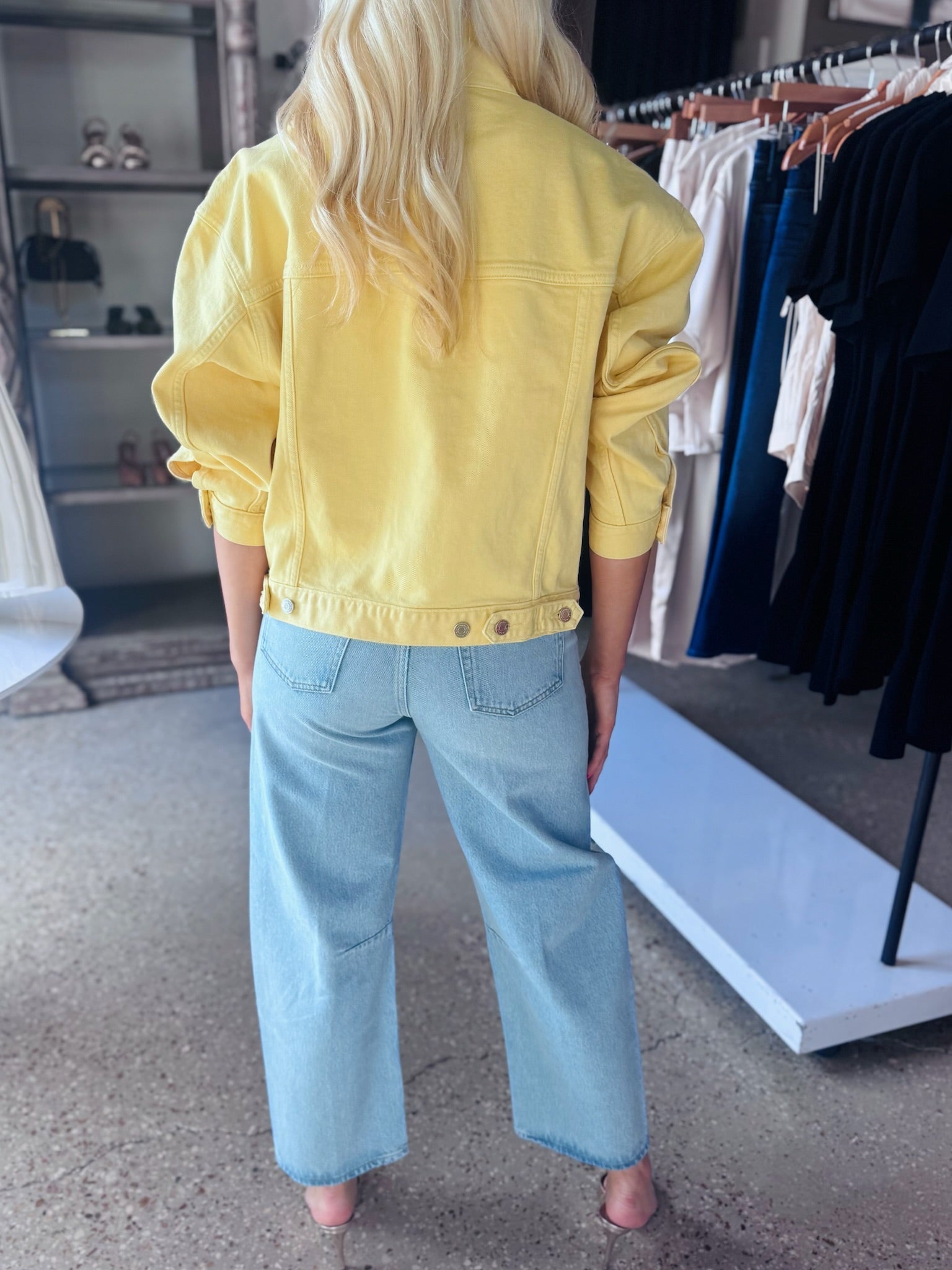 The Otto Boyfriend Jacket in Golden - Amor Lafayette