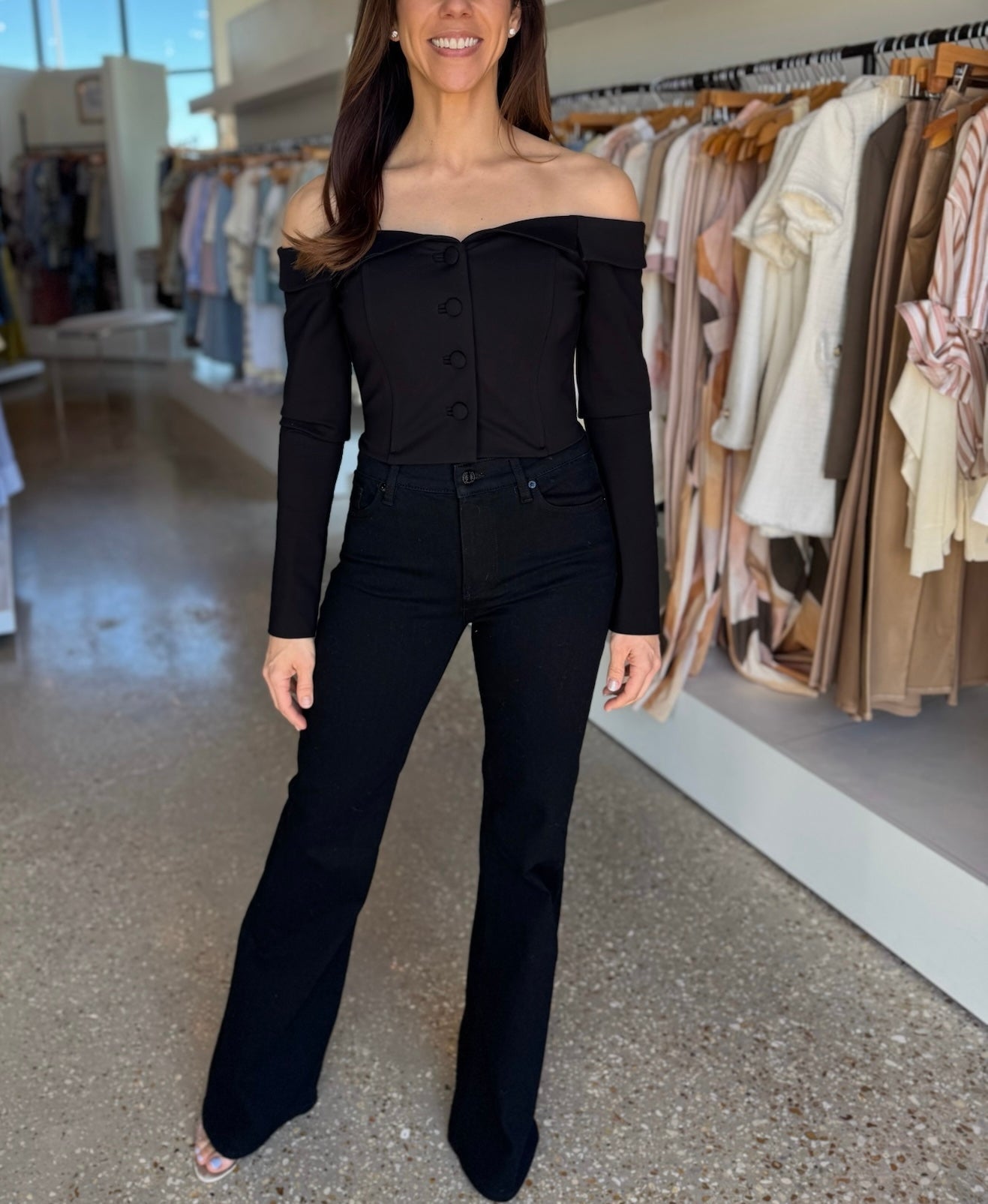 The Payback Top in Black - Amor Lafayette