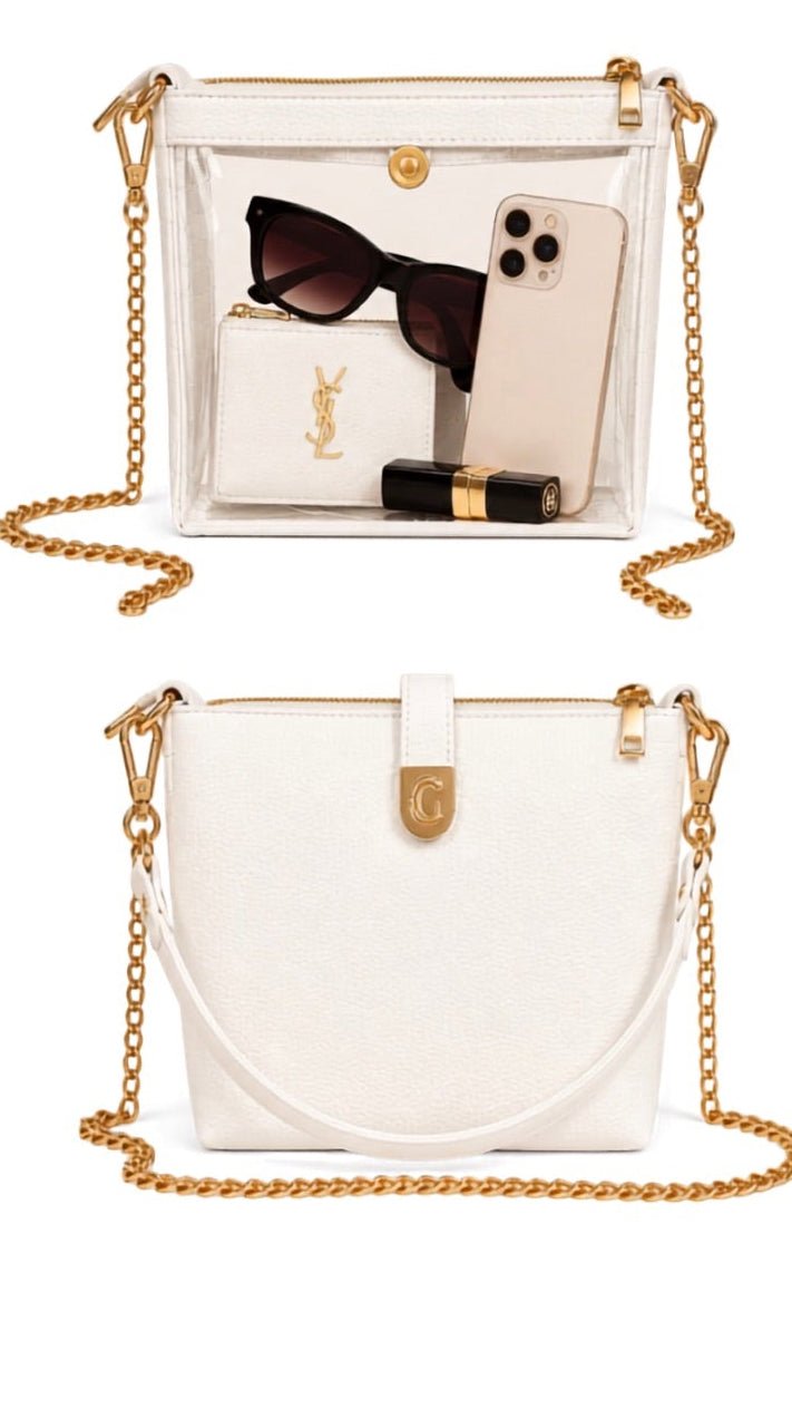 The Signature Bag in Ivory Pebble - Amor Lafayette