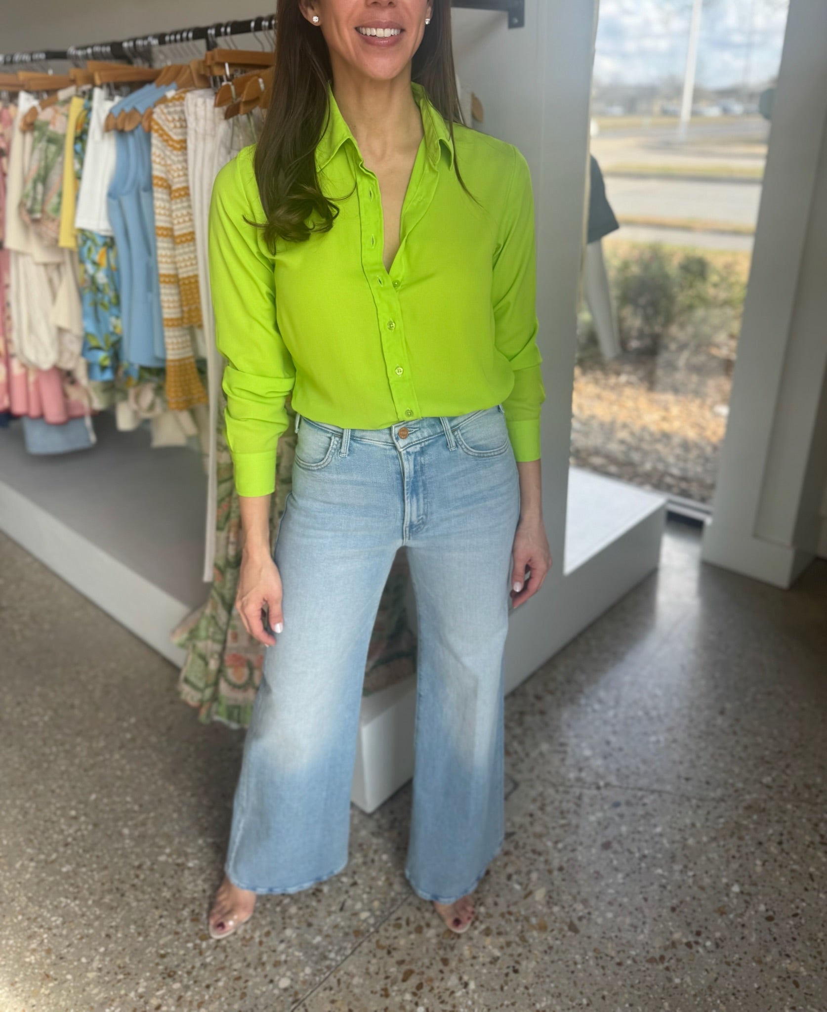 The Signature Shirt Lime - Amor Lafayette