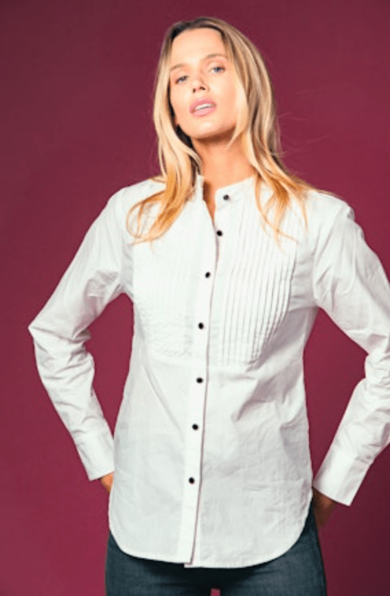 The Tuxedo Shirt White/Black - Amor Lafayette