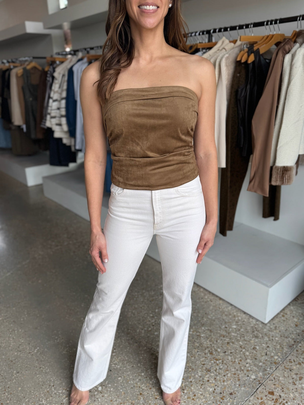 Toffee Marinette Top - Amor Lafayette