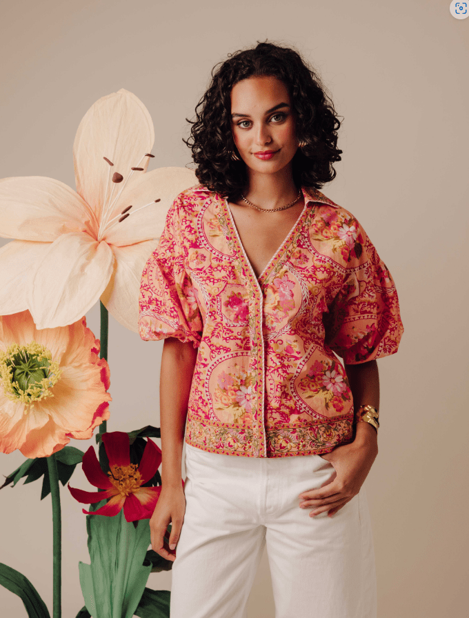 Tresco Pink Vivian Top - Amor Lafayette