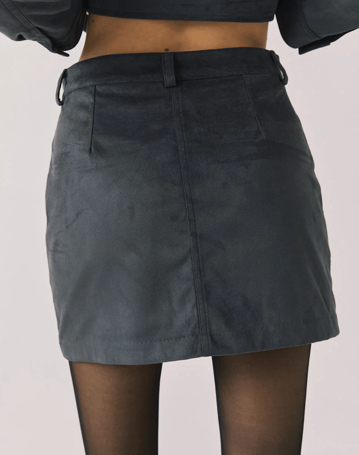 True Black Brooke Mini Skirt - Amor Lafayette