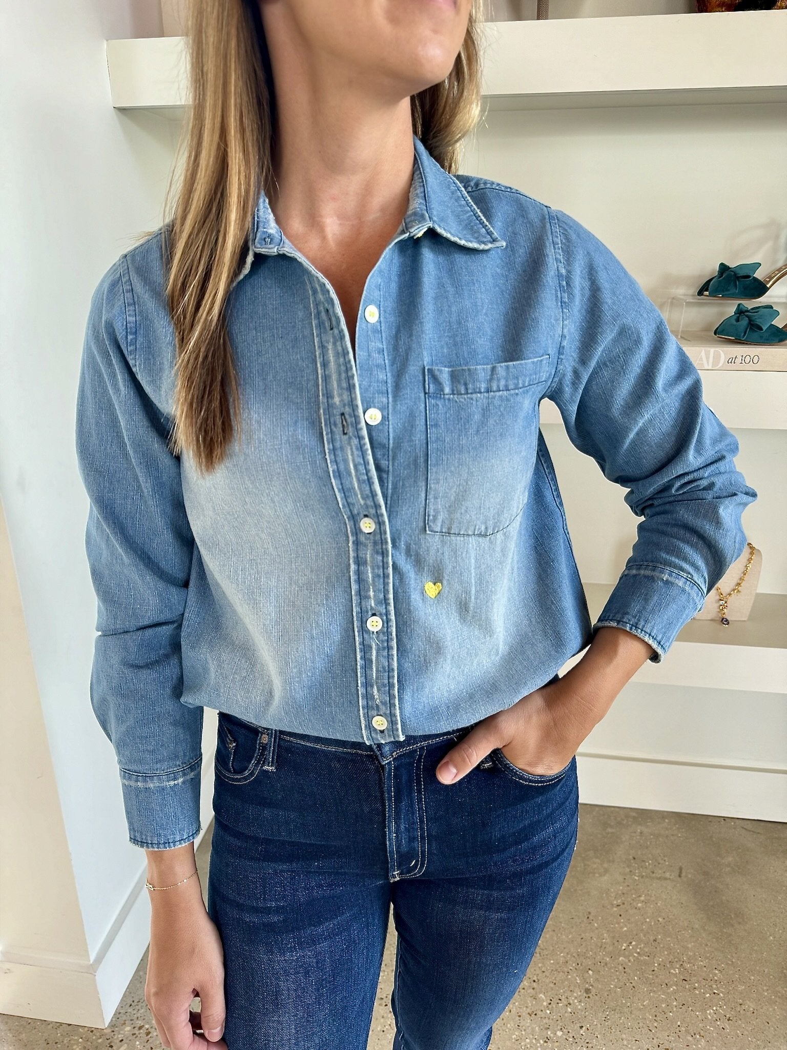 True Denim Lightweight Shirt - Amor Lafayette