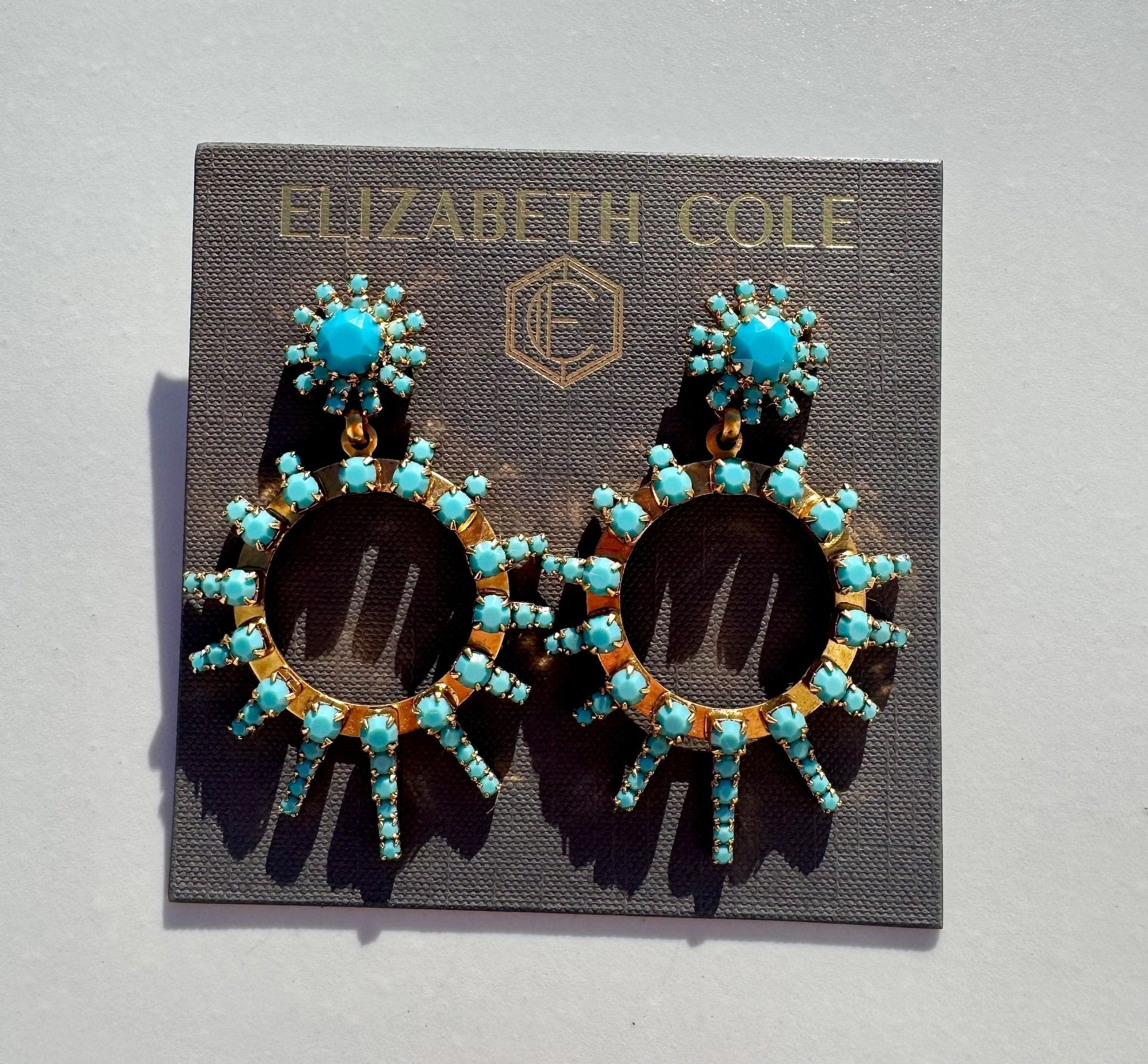 Turquoise Adia Earrings - Amor Lafayette