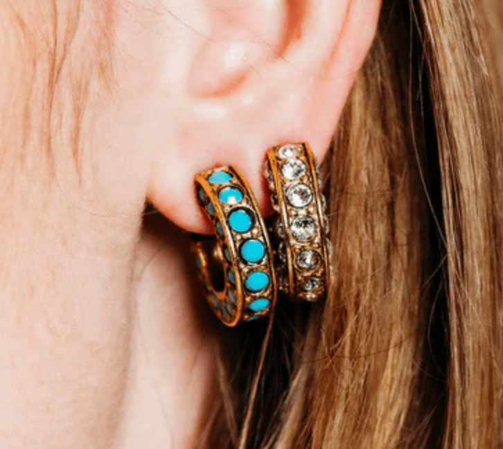 Turquoise Aira Earrings - Amor Lafayette