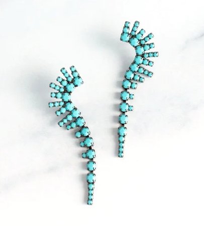 Turquoise Mae Earrings - Amor Lafayette