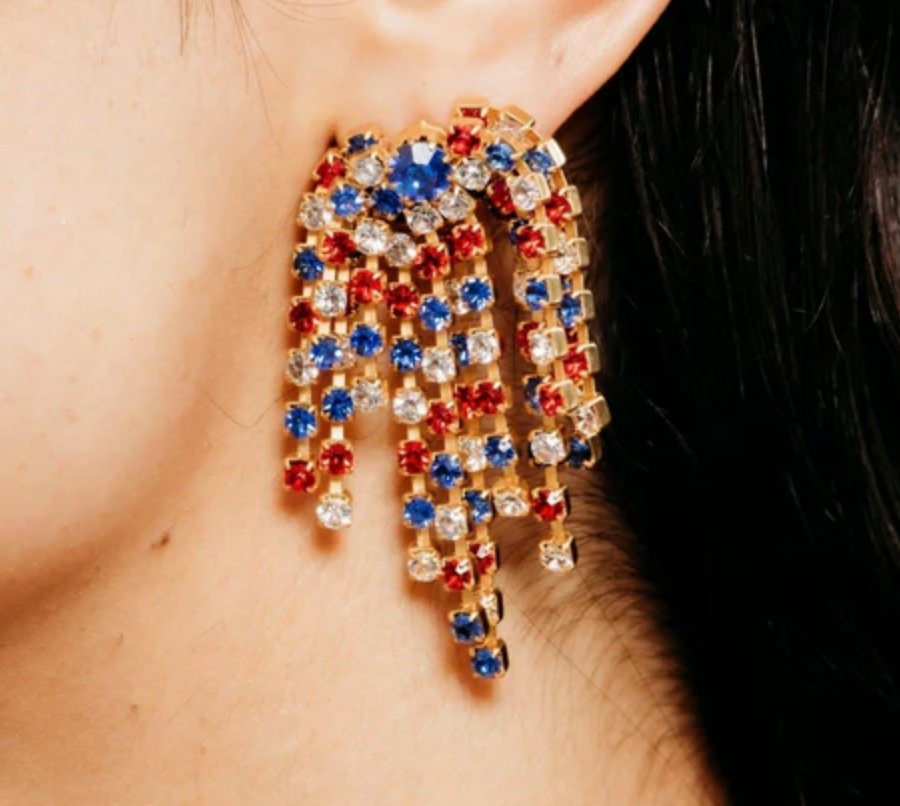 USA Virginia Earrings - Amor Lafayette
