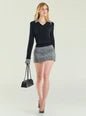 Valkiria Skort in Glen Check - Amor Lafayette