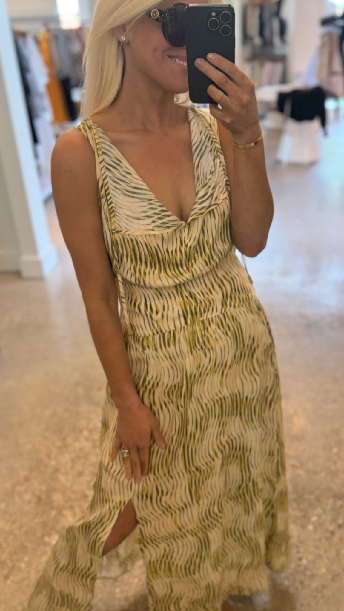 Vert Celia Dress - Amor Lafayette