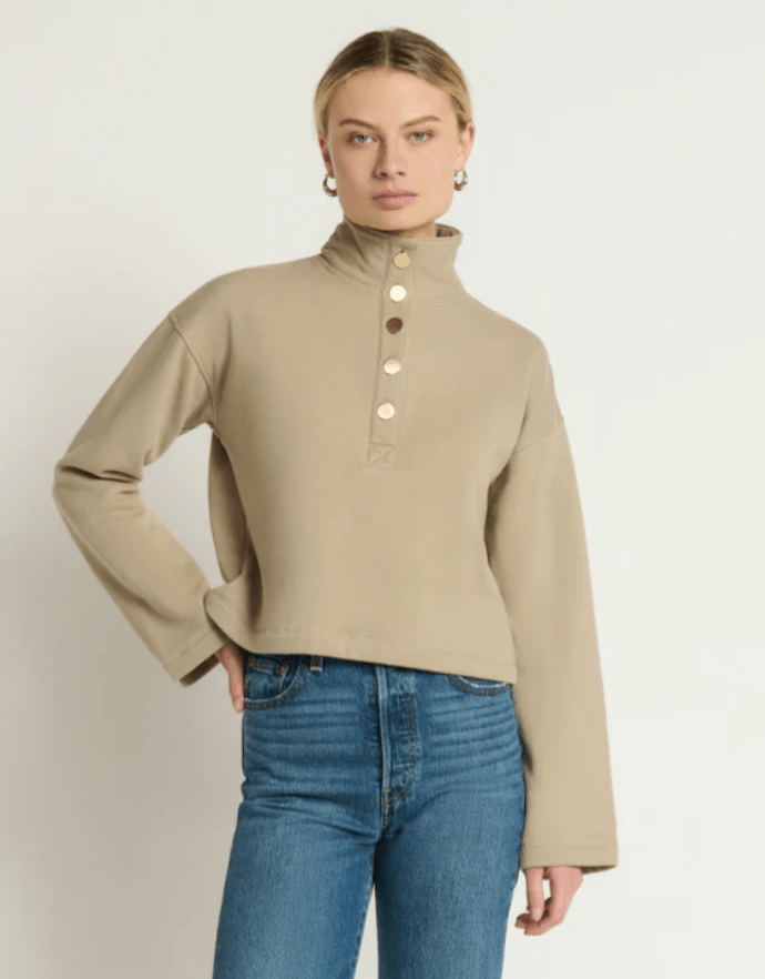 Vintage Khaki Franz Sweatshirt - Amor Lafayette