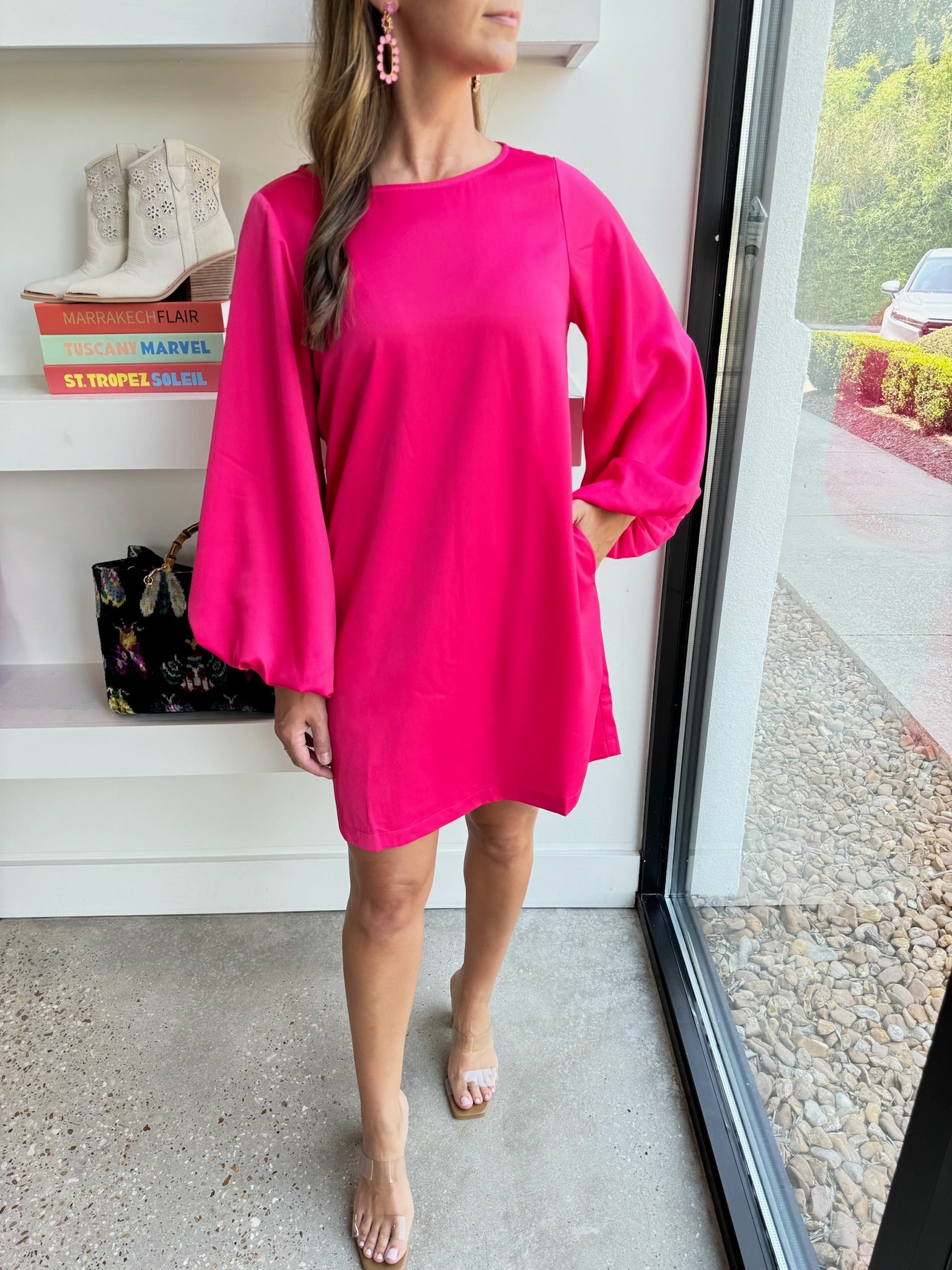 Vivacious Pink Cecily Dress - Amor Lafayette