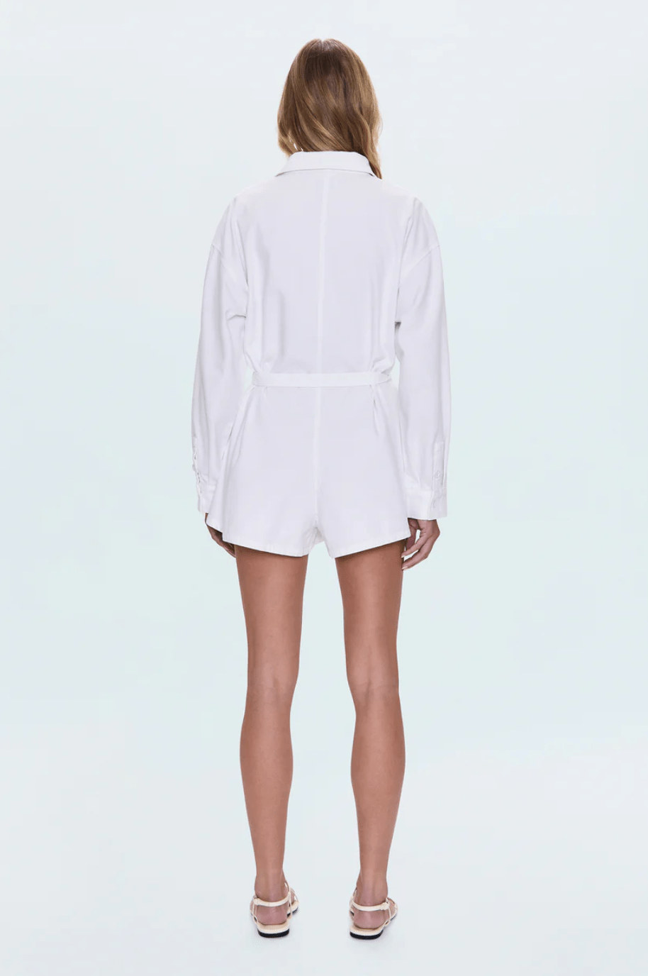 Vivid White Vance Romper - Amor Lafayette