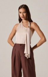 Warm Champagne Alyx Top - Amor Lafayette
