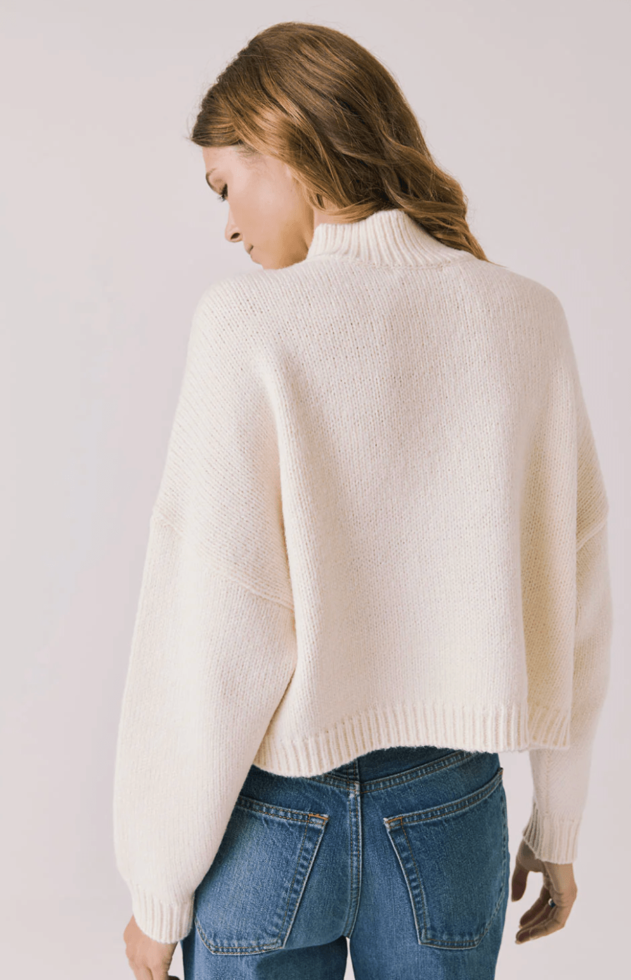 Warm White Frankie Pullover - Amor Lafayette