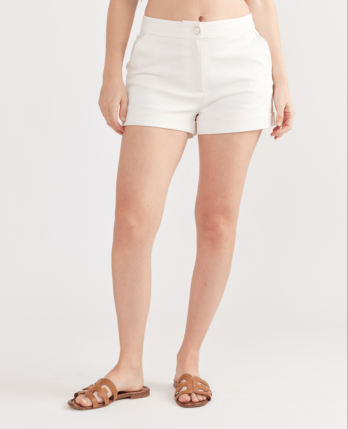 Washed White Sutton Short - Amor Lafayette