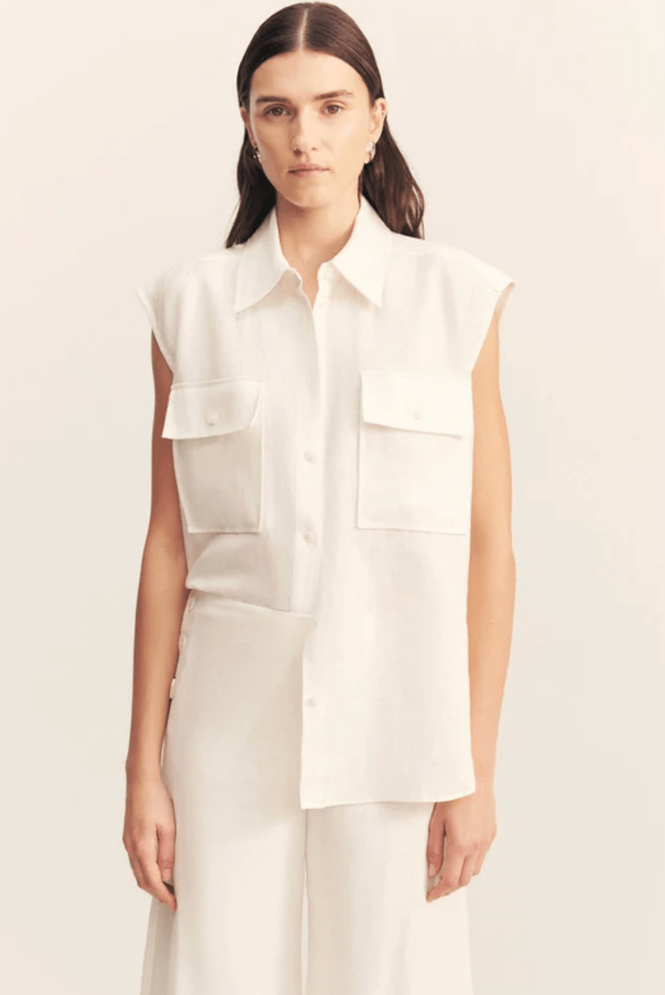 Wellington Sleeveless Shirt - Amor Lafayette