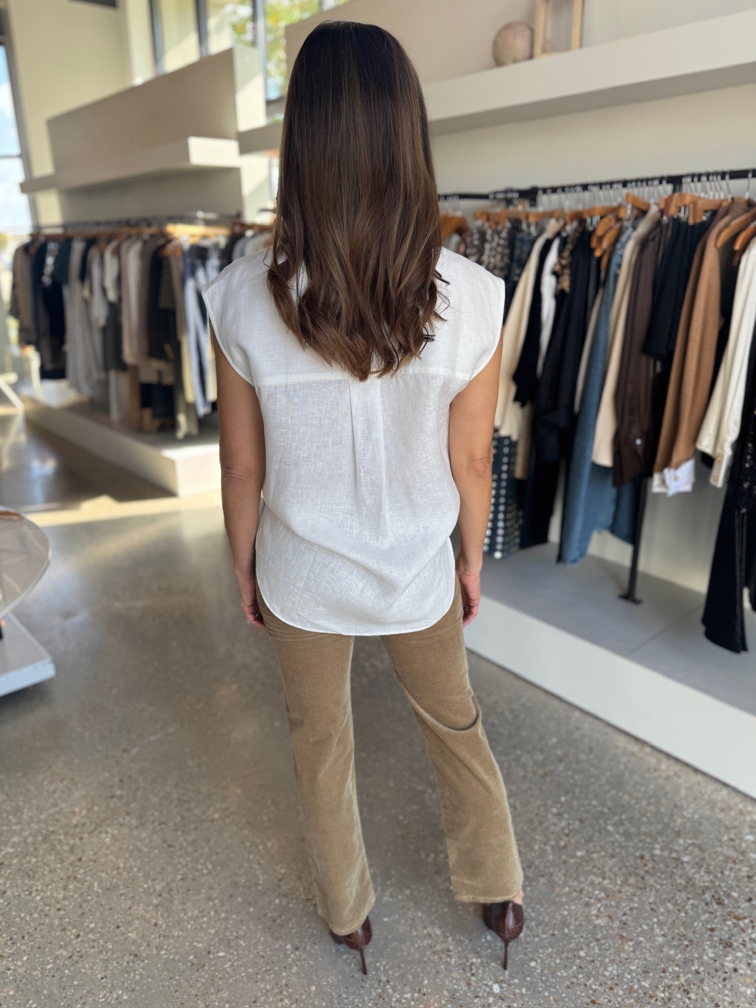 Wellington Sleeveless Shirt - Amor Lafayette