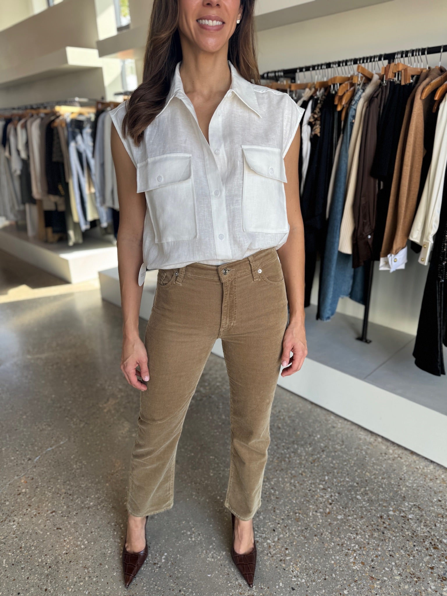 Wellington Sleeveless Shirt - Amor Lafayette