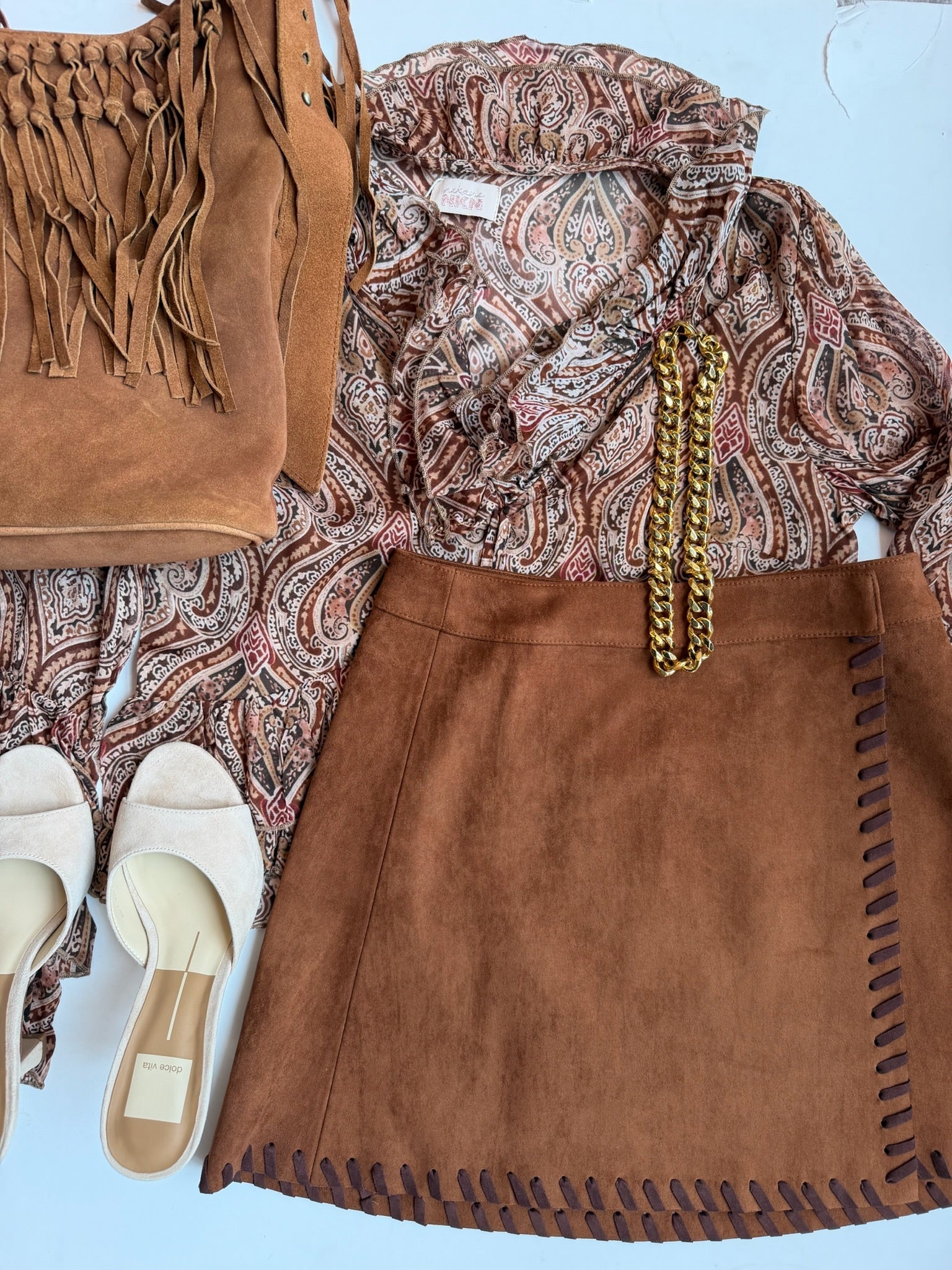 WHIPSTITCH EZRA SKIRT - Amor Lafayette