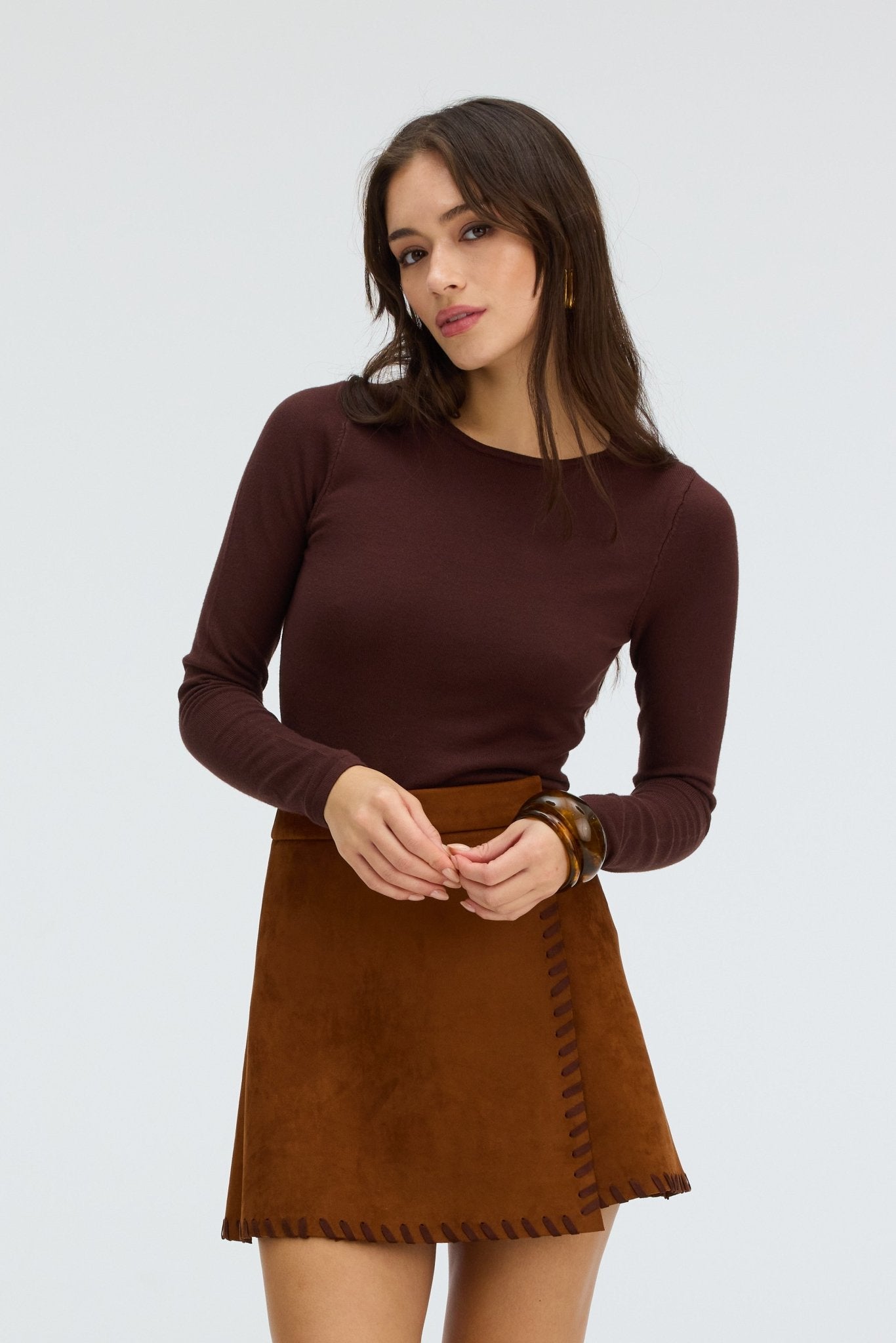 WHIPSTITCH EZRA SKIRT - Amor Lafayette