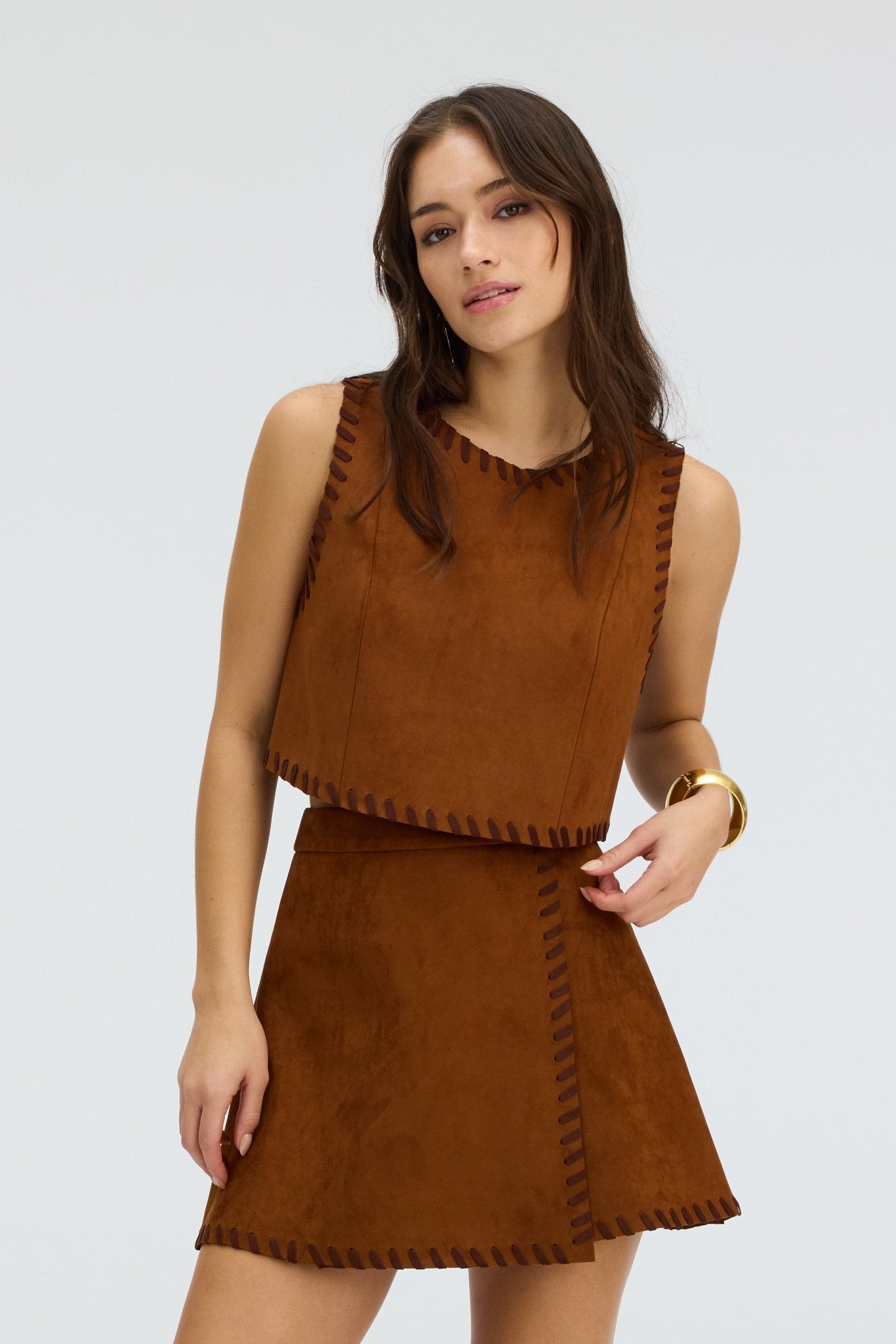 WHIPSTITCH EZRA SKIRT - Amor Lafayette