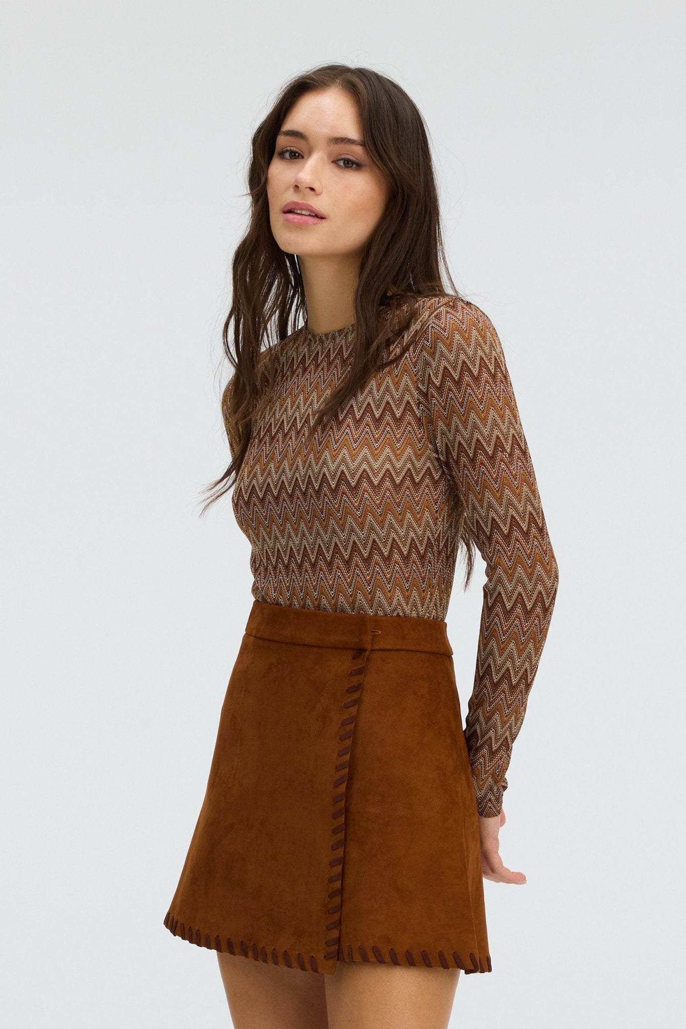 WHIPSTITCH EZRA SKIRT - Amor Lafayette