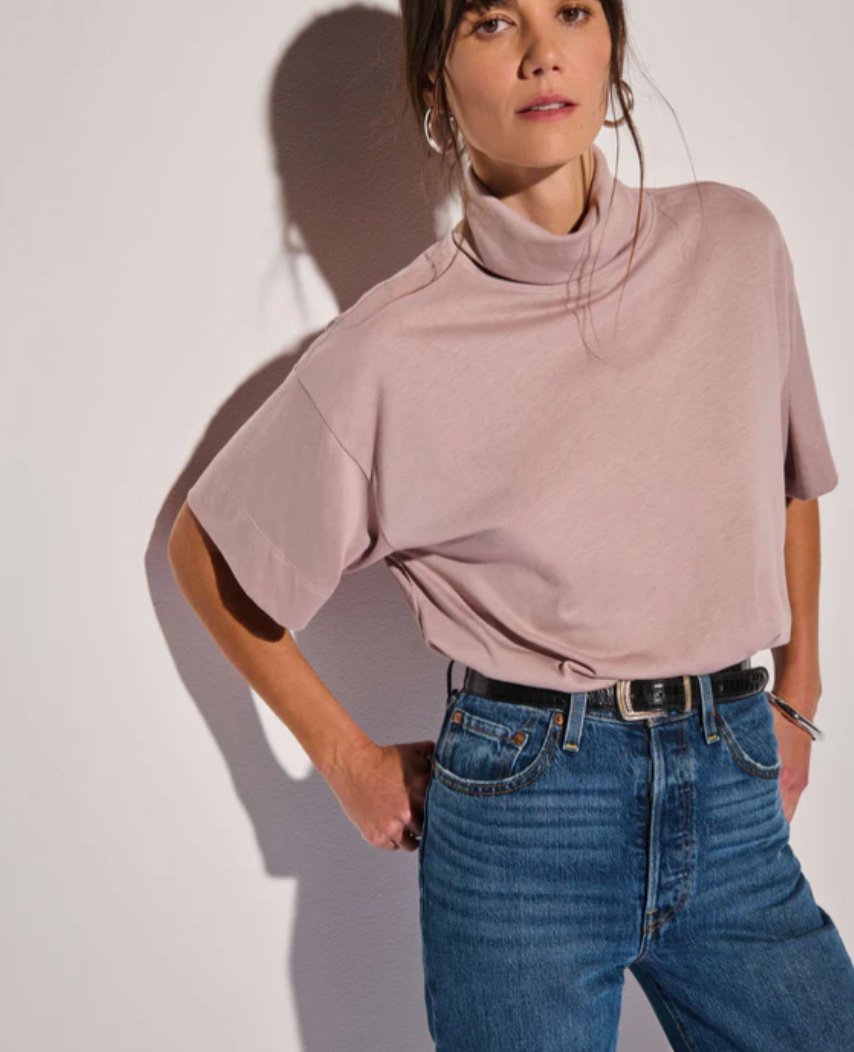 Whisper Fable Turtleneck Tee - Amor Lafayette