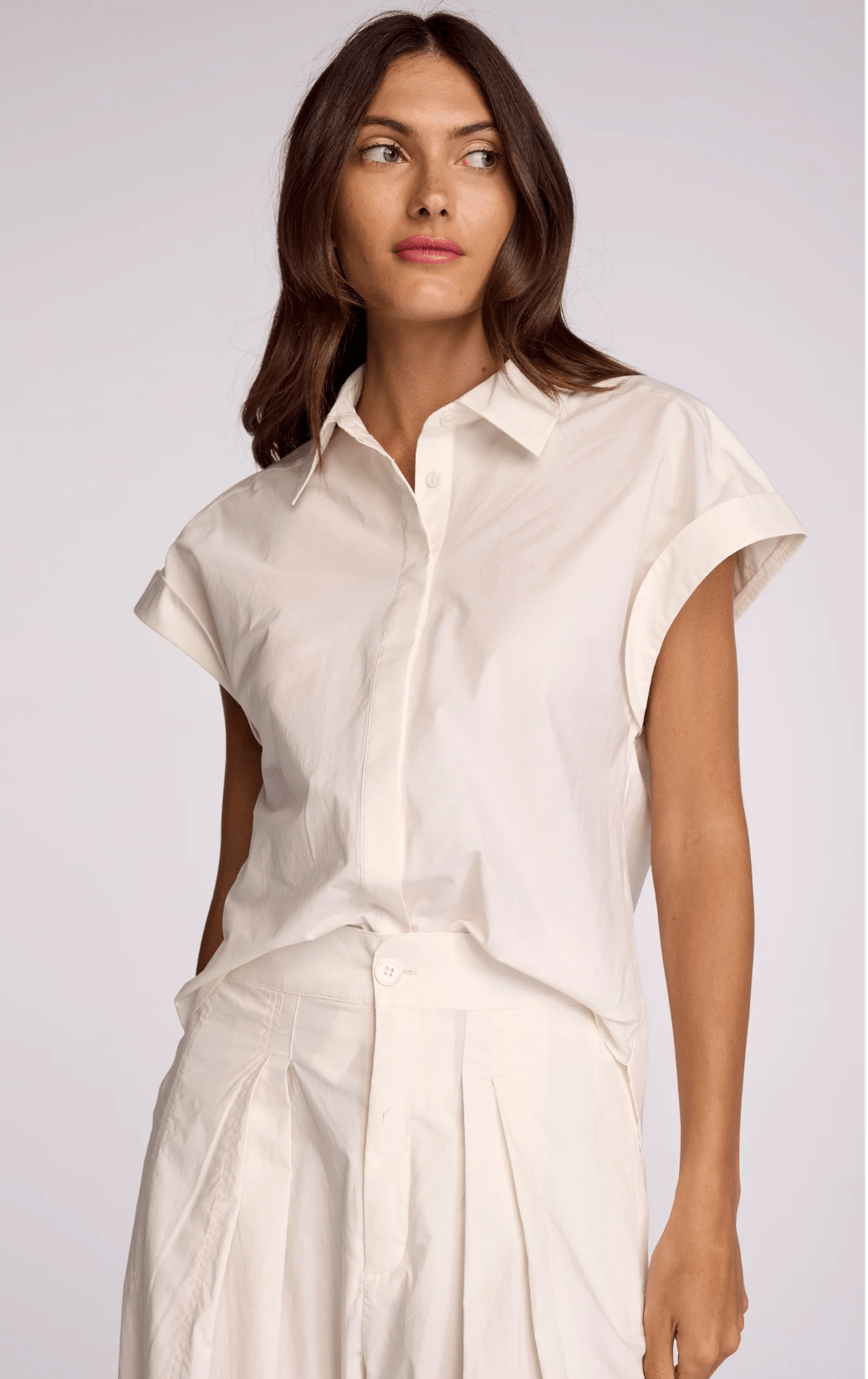 Whisper White Asher Shirt - Amor Lafayette