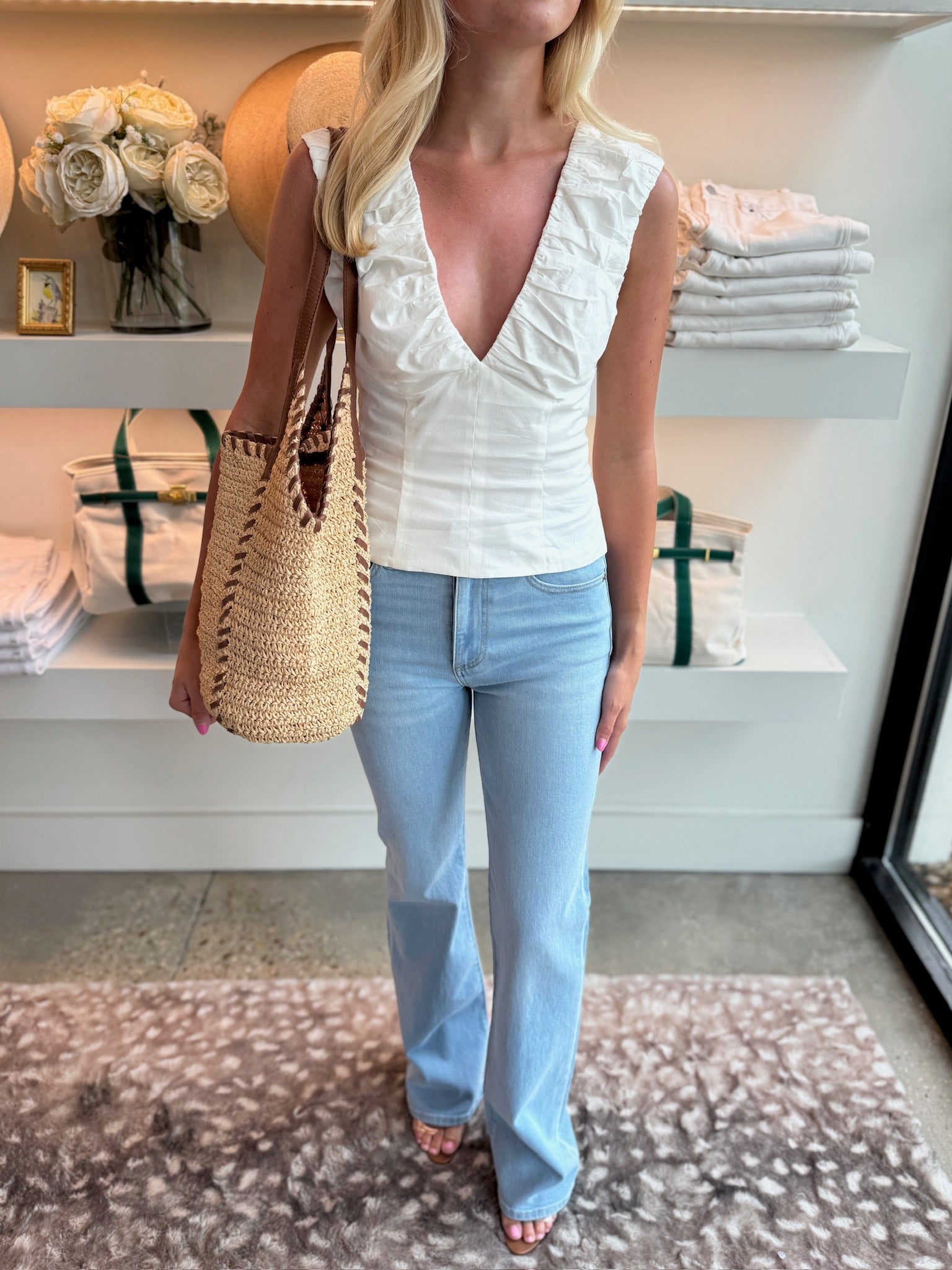White Aiko Top - Amor Lafayette