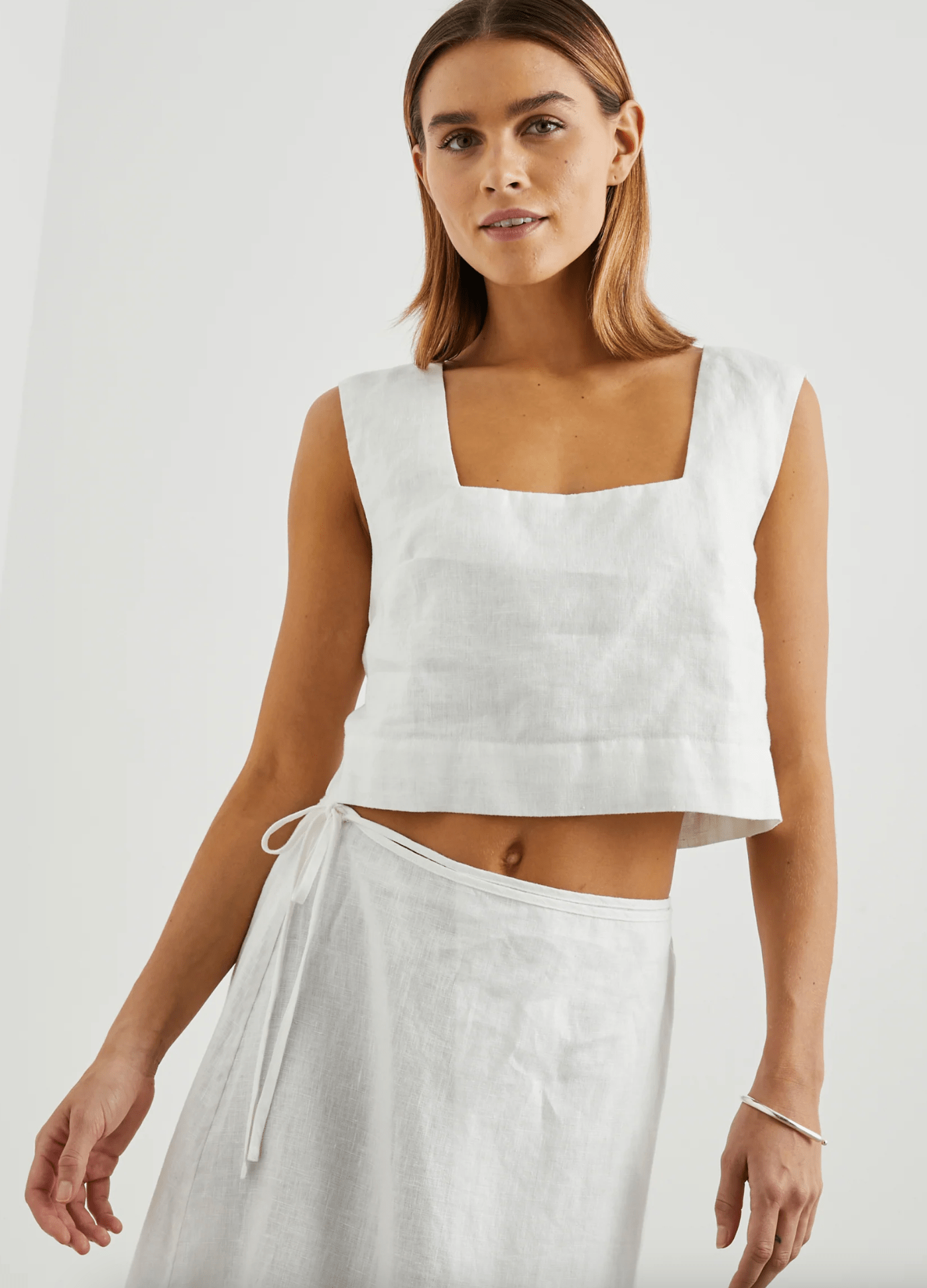 White Akira Top - Amor Lafayette