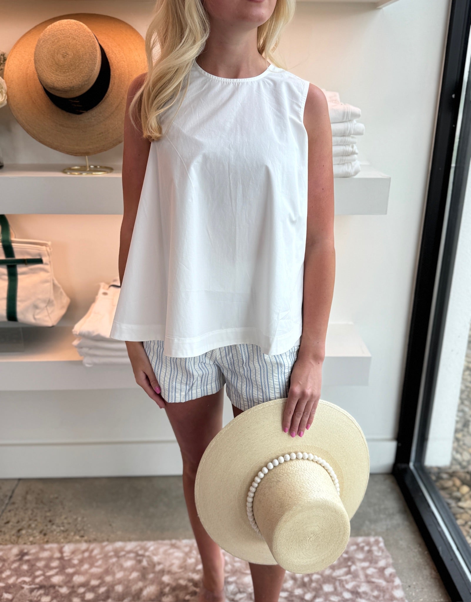 White Alfie Top - Amor Lafayette