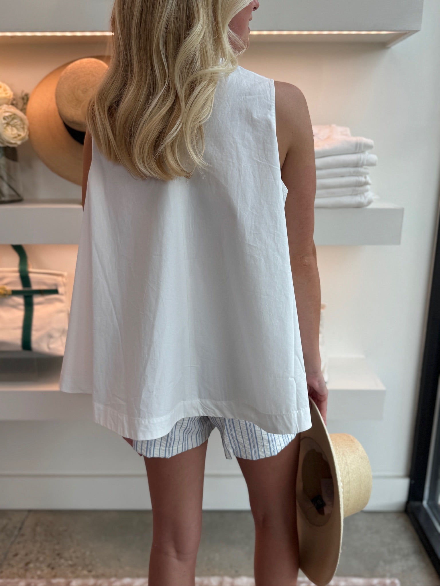 White Alfie Top - Amor Lafayette