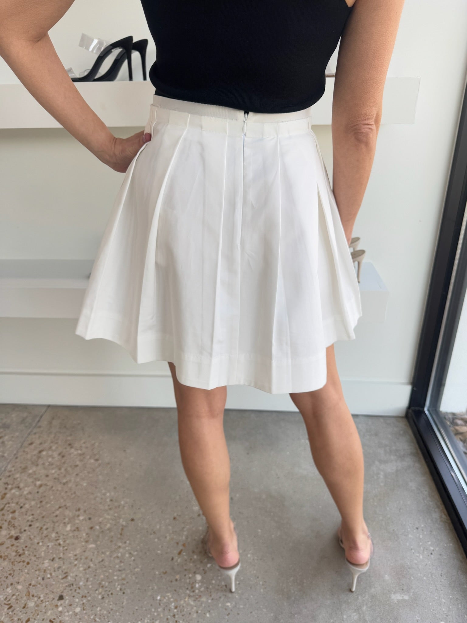 White Antheia Skirt - Amor Lafayette