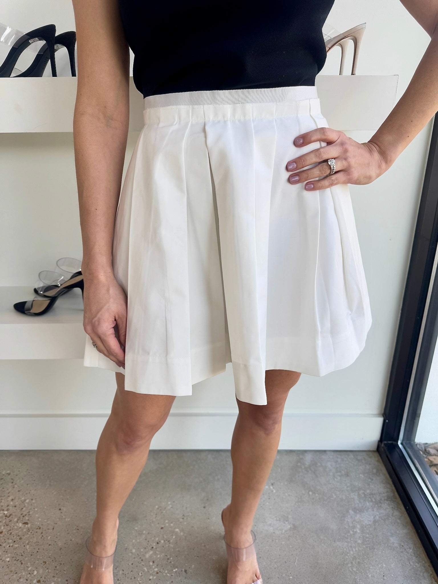 White Antheia Skirt - Amor Lafayette