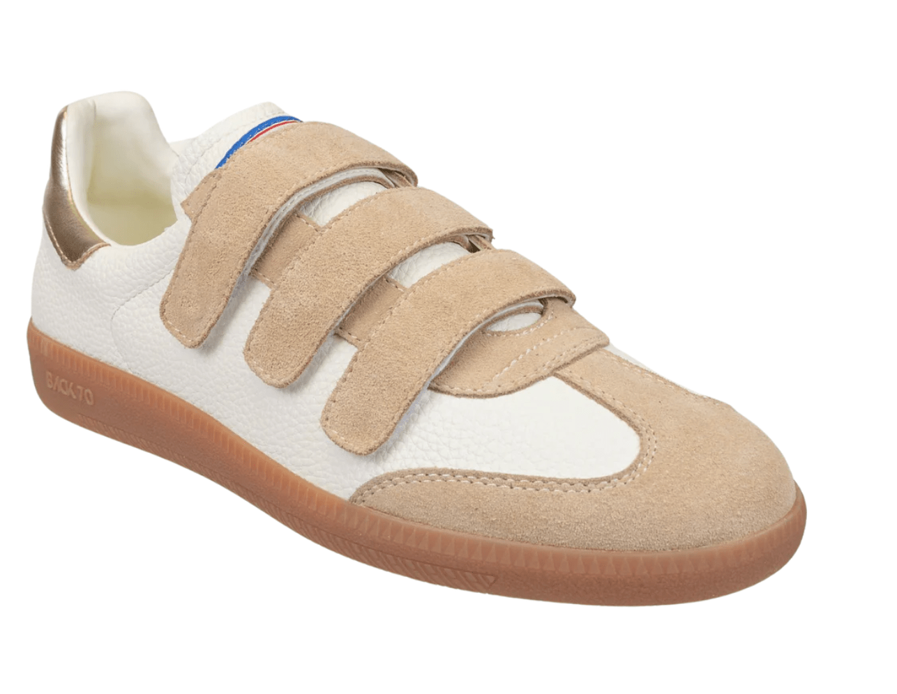 White Beige Mias Sneaker - Amor Lafayette