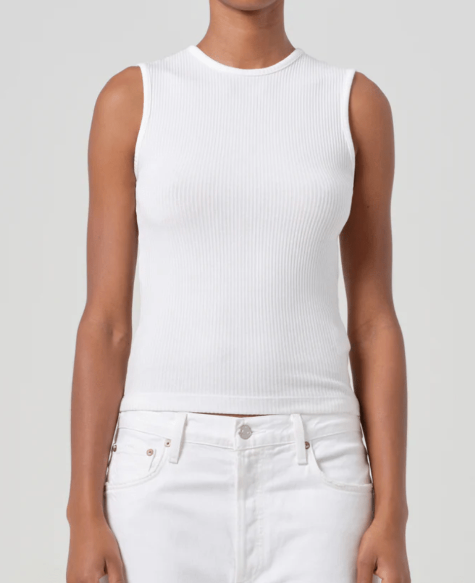 White Binx Tank - Amor Lafayette